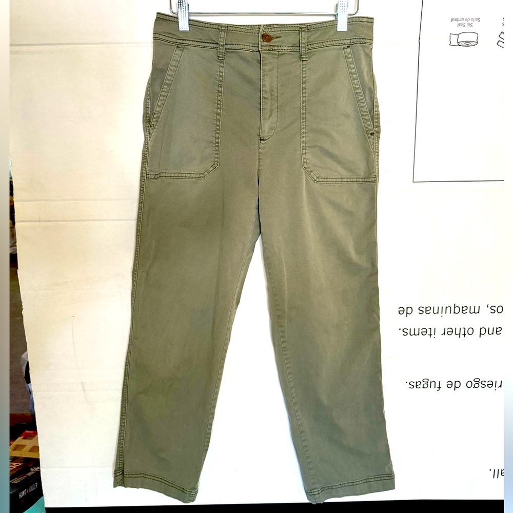 GAP Olive Green Utility Trousers